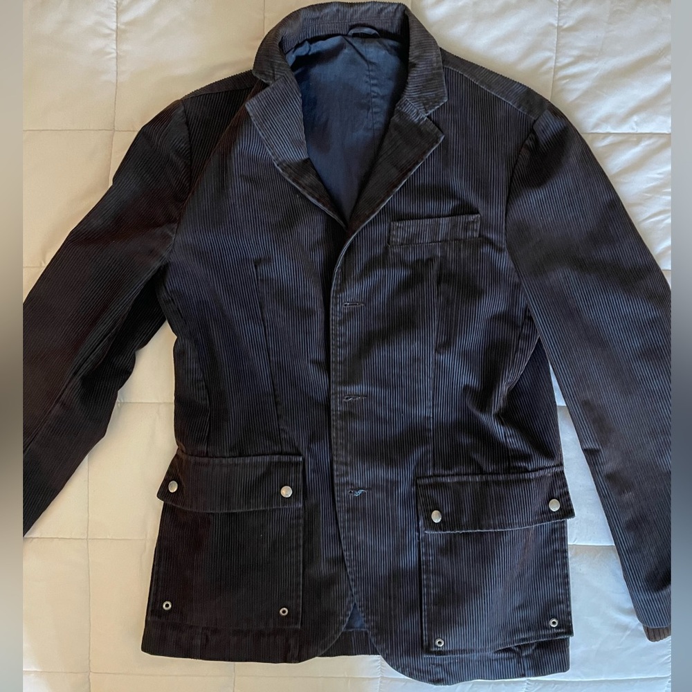 Stunning two tone corduroy jacket